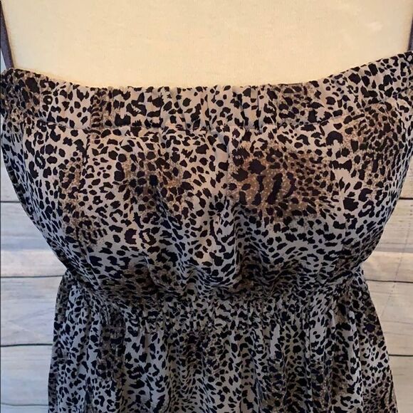 Day trip leopard print sun dress xs - Picture 3 of 5